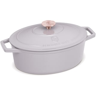 Berlinger Haus | Oala din fonta emailata ovala cu capac 30 cm