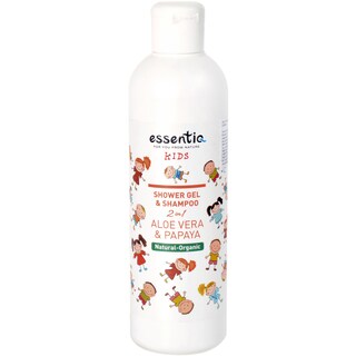 Essentiq | Sampon si gel de dus bio pentru copii cu aloe vera si papaya 250ml