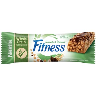 Fitness | Baton de cereale cu ciocolata cu lapte si aroma de alune 22.5g