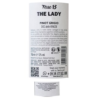 The Lady | Vin alb Pinot Grigio 0.75L