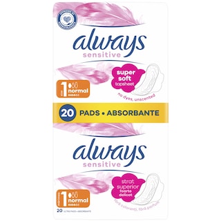Always | Sensitive | Absorbante Sensitive Normal, 20 bucati