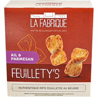 La Fabrique | Foietaje crocante cu usturoi si parmezan 75g