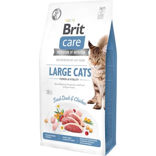 Brit Care | Hrana uscata pentru pisici Grain-Free Large cats Power & Vitality 2kg