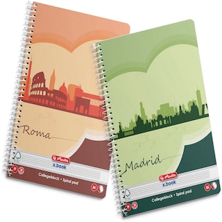 Herlitz | Caiet A4 matematica, 70 file, cu spira