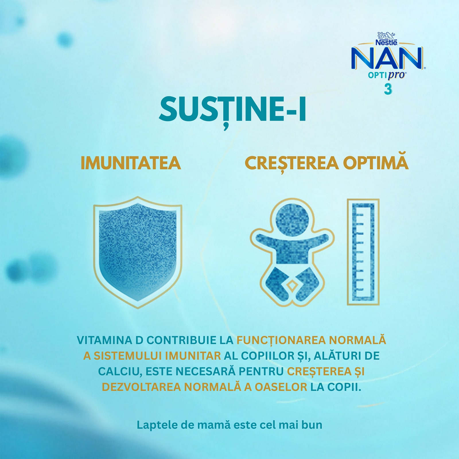 NAN Optipro | Lapte de inceput Optipro 1, de la nastere 400g