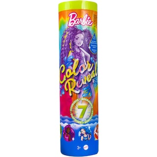 Barbie | Color Reveal | Papusa surpriza Color Reveal, cu 7 surprize