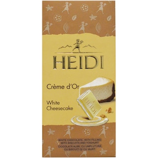 Heidi | Creme D'or | Ciocolata alba cu umplutura cu aroma de cheesecake 90g