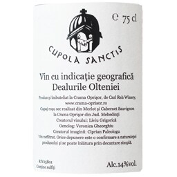 Cupola Sanctis | Vin rosu Sfantul Andrei 0.75L