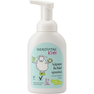 Gerovital Kids | Sapun lichid spuma pentru copii Fresh Energy 300ml