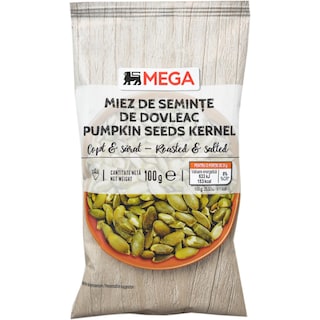 MEGA | Miez de seminte de dovleac copt si sarat 100g