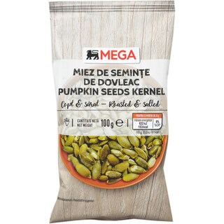 MEGA | Miez de seminte de dovleac copt si sarat 100g