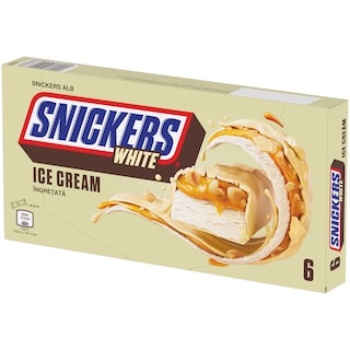 Snickers | White | Inghetata cu ciocolata alba 6x44.6ml