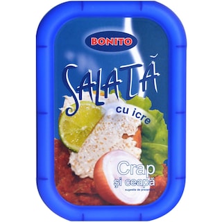 Bonito | Salata cu icre de crap si ceapa 310g