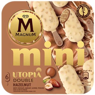 Magnum | Mini | Inghetata mini Utopia Double Hazelnut 6x55ml