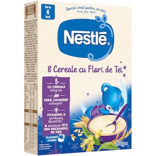 Nestle | Cereale Somn usor cu flori de tei, de la 6 luni 250g