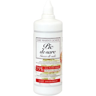 Pic de sare | Sare marina lichida hiposodica 200ml