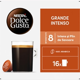 Nescafe | Dolce Gusto | Cafea Grande Intenso, 16 capsule