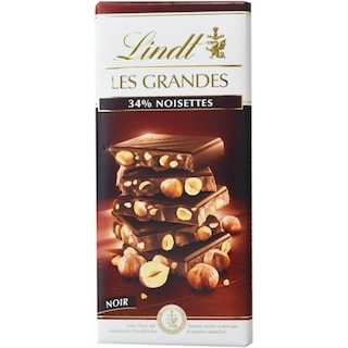 Lindt | Les Grandes | Ciocolata amaruie cu alune 150g
