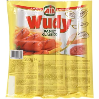 Wudy | Crenvursti din pui si curcan Family Classico 500g