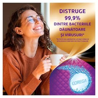 Corega | Tablete efervescente pentru curatarea protezei dentare