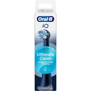 Oral-B | Rezerve pentru periuta de dinti electrica Ultimate Clean Negru, 2 bucati