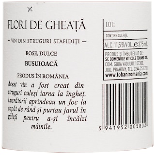 Flori de gheata | Vin rose Busuioaca 375ml