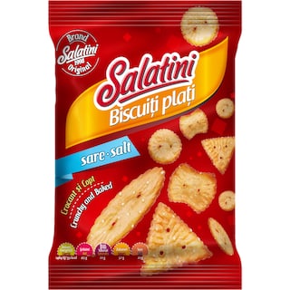 Salatini | Biscuiti plati cu sare 80g