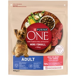 Purina One | Mini | Hrana pentru caini adult cu vita si orez 800g