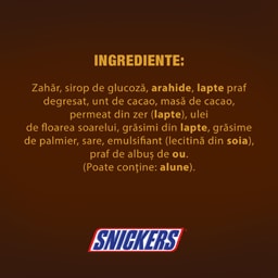 Snickers | Baton ciocolata cu lapte cu arahide proaspat prajite 3x50g