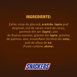 Snickers | Baton ciocolata cu lapte cu arahide proaspat prajite 3x50g