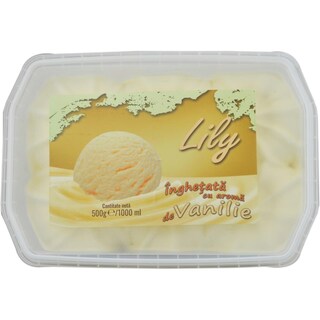 Lily | Inghetata cu aroma de vanilie 500g