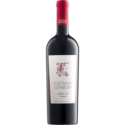 Vin rosu sec Merlot 0.75l