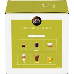 Nescafe | Dolce Gusto | Cafea Cappuccino, 8 bauturi, 16 capsule