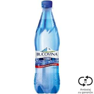 Bucovina | Apa minerala naturala carbogazificata 0.5L