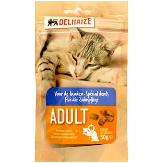 Delhaize | Gustare pentru dentitia pisicii 50g
