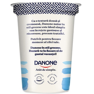 Danone | Iaurt in stil grecesc 5.4% grasime 375g