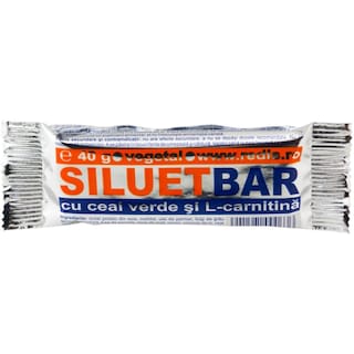Siluet Bar | Baton pentru slabit cu ceai verde si L-carnitina 40g