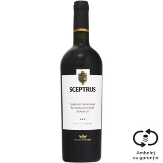 Sceptrus | Vin rosu sec Cabernet Sauvignon, Feteasca Neagra, Merlot 0.75L