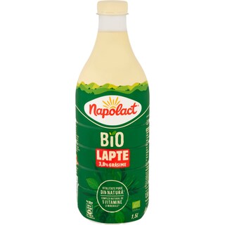 Napolact Bio | Lapte 3.8% grasime 1.5L