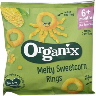 Organix | Snack ecologic cu porumb dulce +7 luni 20g