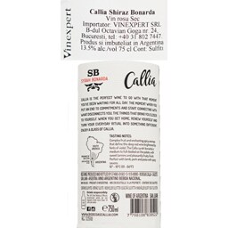 Callia Alta | Vin rosu Shiraz Bonarda 0.75l