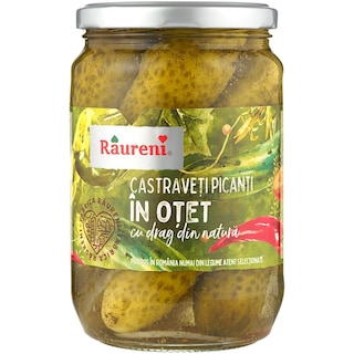 Raureni | Castraveti picanti in otet 680g