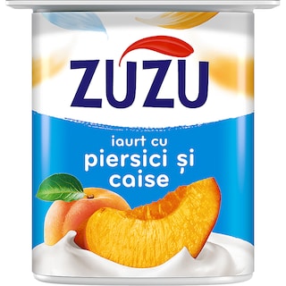 Zuzu | Iaurt cu piersici si caise 125g