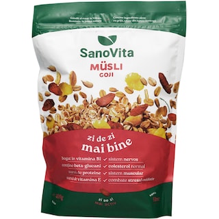 Sano Vita | Musli cu goji 400g
