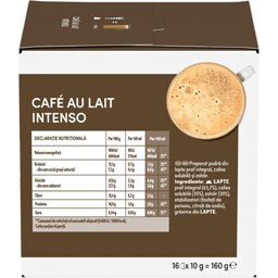 Nescafe | Dolce Gusto | Cafea Cafe au lait Intenso, 16 capsule
