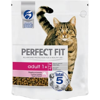 Perfect Fit | Hrana uscata pentru pisici adulte, cu somon 750g