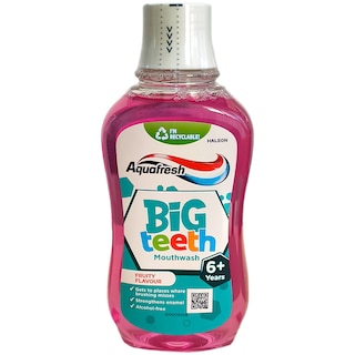 Aquafresh | Apa de gura Big Teeth Mint 300ml