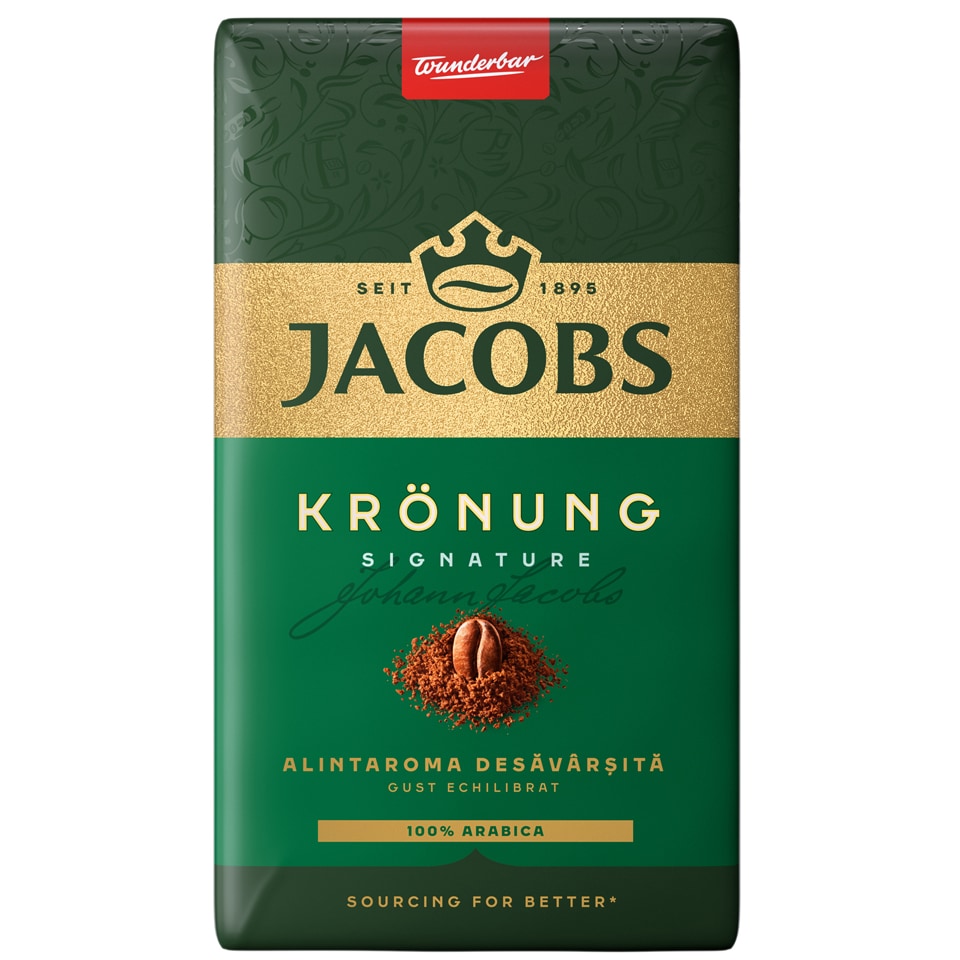 Jacobs | Kronung | Cafea prajita si macinata 500g | Mega-image