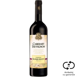Domeniile Samburesti | Vin rosu sec Cabernet Sauvignon 0.75L