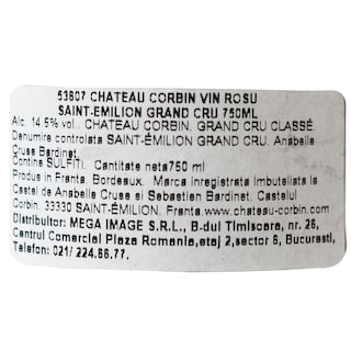 Chateau Grand Corbin | Vin rosu  0.75L